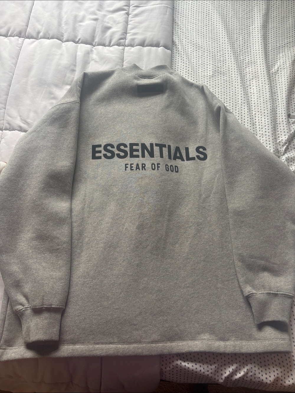 Fear of God Essentials Crewneck Sweatshirt in Gray